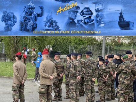Rallye Citoyen à Aubenas ! Présentation de la Gendarmerie, le CIRFA et la Police Nationale et l'armée de terre.