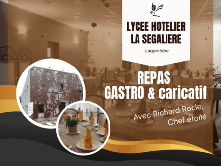 Repas caritatif avec Richard Rocle, chef étoilé.