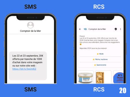 Les messages RCS remplacent les SMS