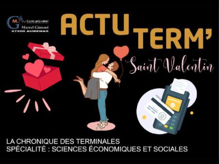 ACTU TERM' : La chronique du lycée Marcel Gimond d'Aubenas