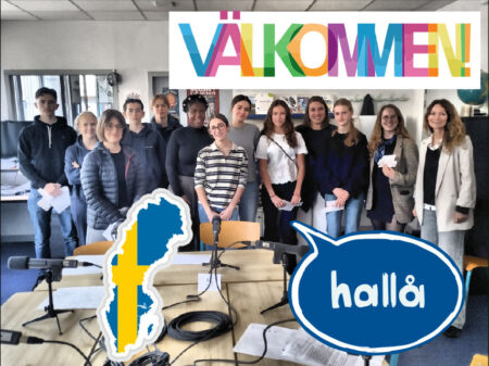 Des suédois au collège Roqua