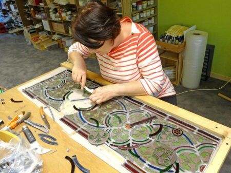 Vitraux et mosaïque d'art